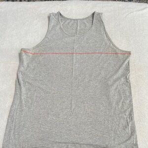 lululemon athletica Gray and Orange Tank Top